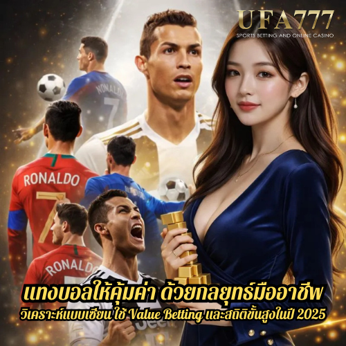 แทงบอลให้คุ้มค่า ด้วยกลยุทธ์มืออาชีพ วิเคราะห์แบบเซียน ใช้ Value Betting และสถิติขั้นสูงในปี 2025